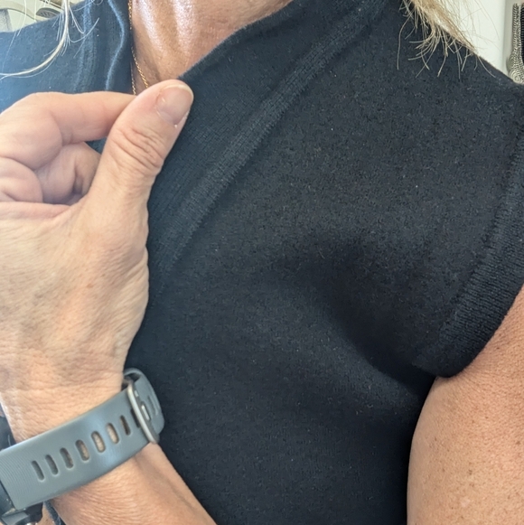 Vintage Gianfranco Ferre Made in Italy Wool Minimalist Vest Neutral Cardigan - Picture 6 of 8